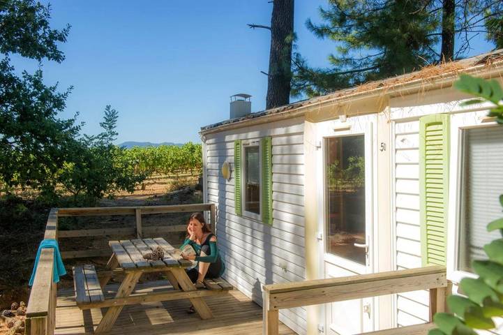 Parc de vacances pour 6 personnes, avec piscine ainsi que jardin et terrasse, animaux acceptés en Ardèche - 3