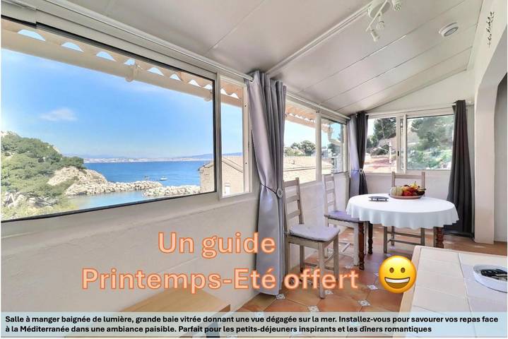 Gîte pour 4 personnes, avec vue et terrasse dans Niolon
