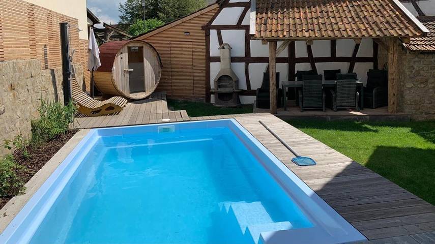 Ferienwohnung für 2 Personen, mit Terrasse und Whirlpool sowie Garten und Pool in Landkreis Haßberge - 3