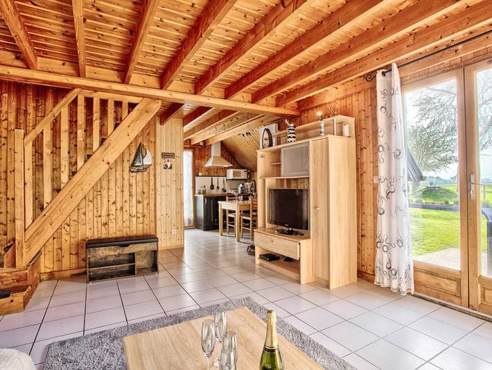 Chalet pour 4 personnes, avec jardin