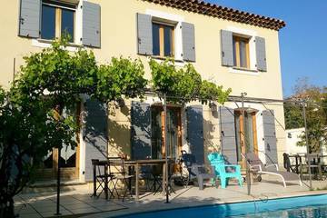 Villa pour 8 personnes, avec jardin à Saint-Cyr-sur-Mer