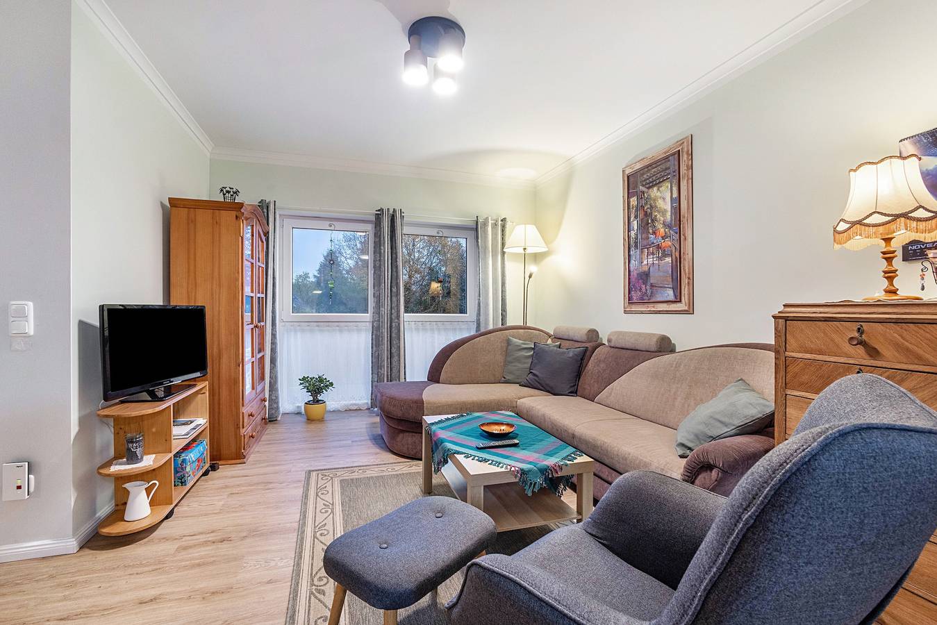 Ganze Wohnung, Apartment 'Im Obergeschoss' mit Balkon und Wlan in Bokelrehm, Kreis Steinburg