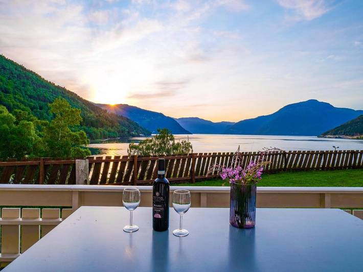 Bungalow für 6 Personen, mit Sauna und Garten sowie Ausblick in Norwegen - 3