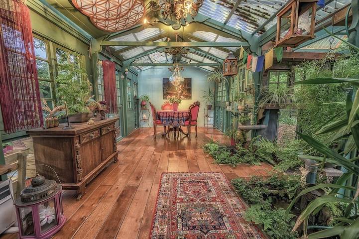 Ferienhaus für 4 Personen, mit Terrasse und Garten sowie Pool