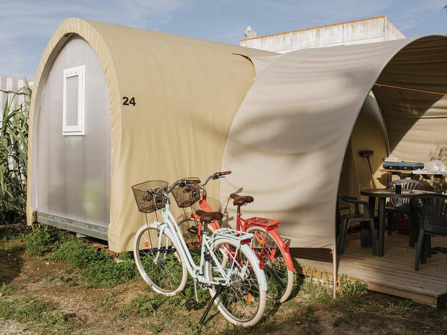Camping Les Flots-Atlantique Village 2  - Bungalow de lona 4 personas - Coco Dulce - 16m² de espacio habitable in Saint-Pierre-d'Oléron, Côte de Beauté
