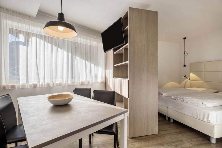 Ganze Wohnung, Ferienwohnung "Dui Residenz Bun Sté" mit Bergblick & Garten in San Vigilio di Marebbe, Enneberg