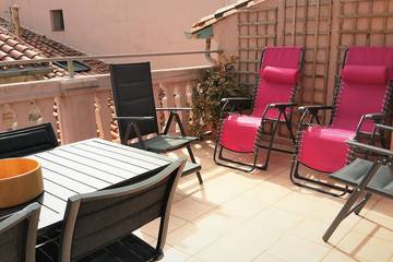 Gîte pour 4 personnes, avec terrasse dans Plage Village Collioure