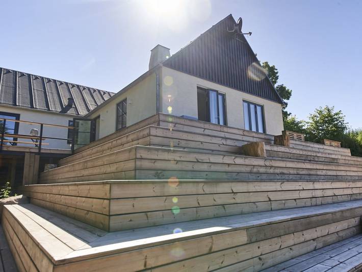 Ferieudlejning for 8 personer, med terrasse, husdyr tilladt i Hasle