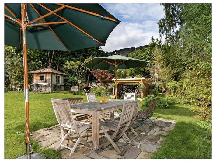 Hütte für 8 Personen, mit Terrasse und Garten in Ofterschwang