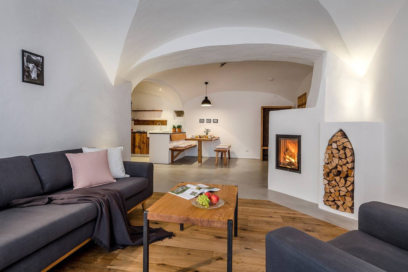 Wastleicherhof - Rahmkammer 76qm, 2 Schlafzimmer, Kamin,  Terrasse in Eggstätt, Chiemsee
