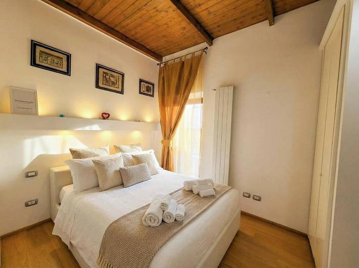 Ferienhaus mit Meerblick für 4 Personen, mit Ausblick und Balkon
