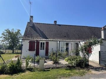 Gîte pour 5 personnes, avec terrasse et jardin, animaux acceptés à Isle-et-Bardais