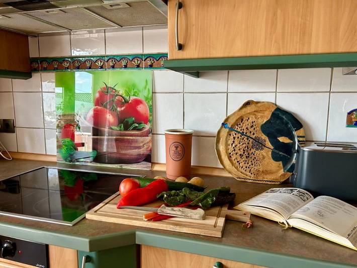 Ferienwohnung für 2 Personen, mit Balkon und Terrasse sowie Garten und Ausblick in Mastershausen - 3