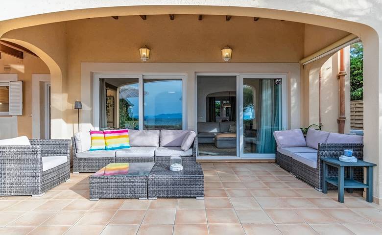 Ferienhaus 'Embat' mit Meerblick, Wlan und Klimaanlage in Colònia de Sant Pere, Artà