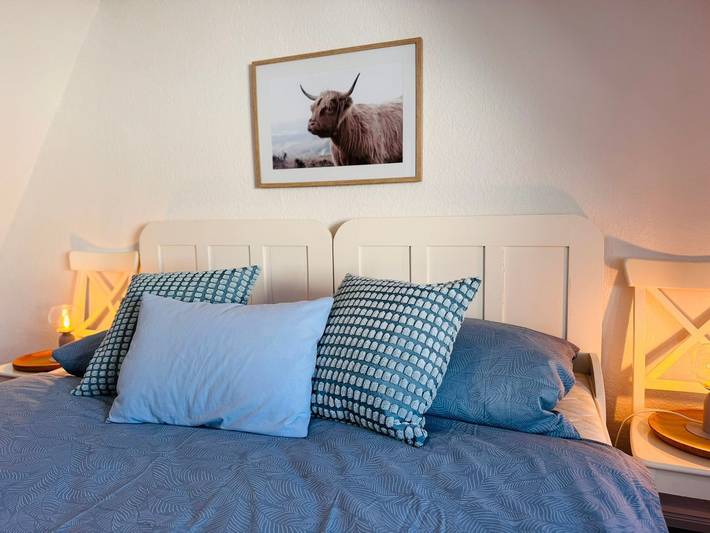 Ferienwohnung für 4 Personen, mit Balkon und Terrasse sowie Ausblick in Westerholz