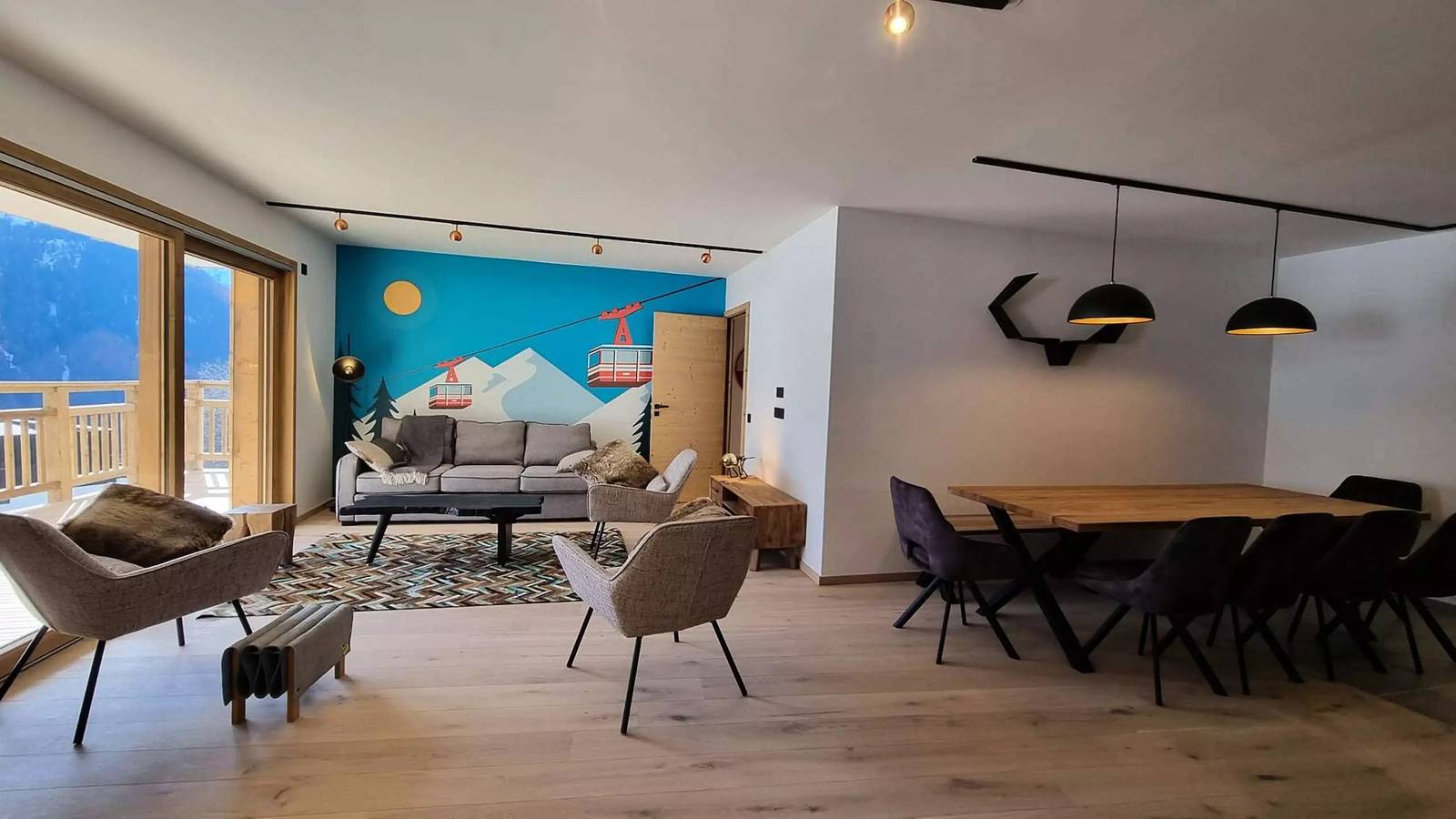 Entire apartment, Paradiski new, quiet and sunny Peisey map in Vanoise National Park