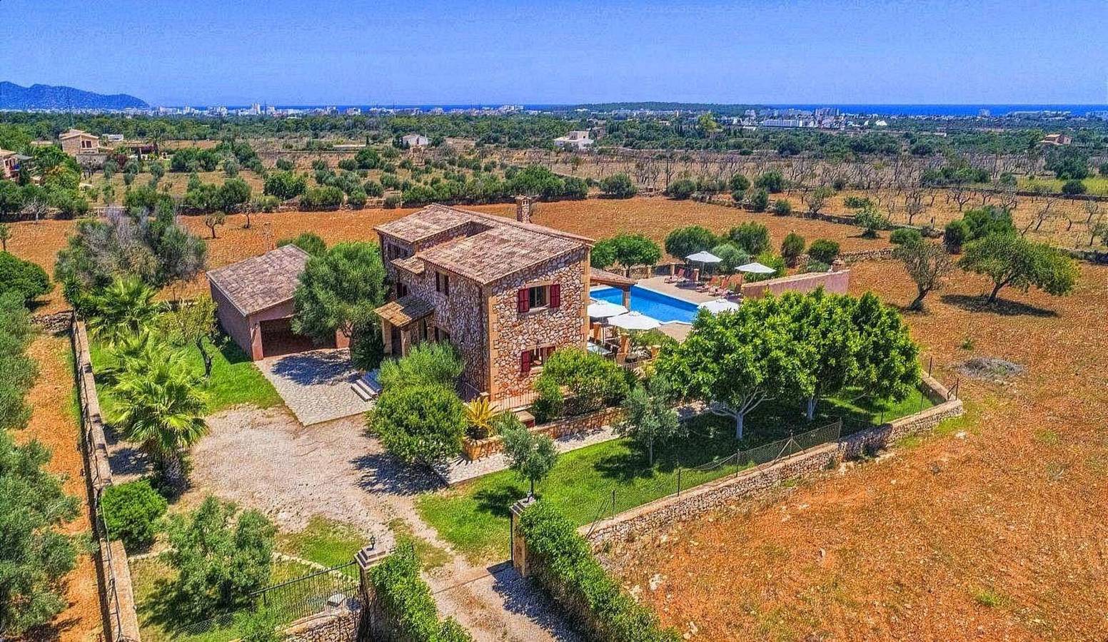 Country House 'Can Pedro - Sa Torre Nova' with Sea View, Wi-Fi and Air Conditioning in Sant Llorenç des Cardassar, East Majorca