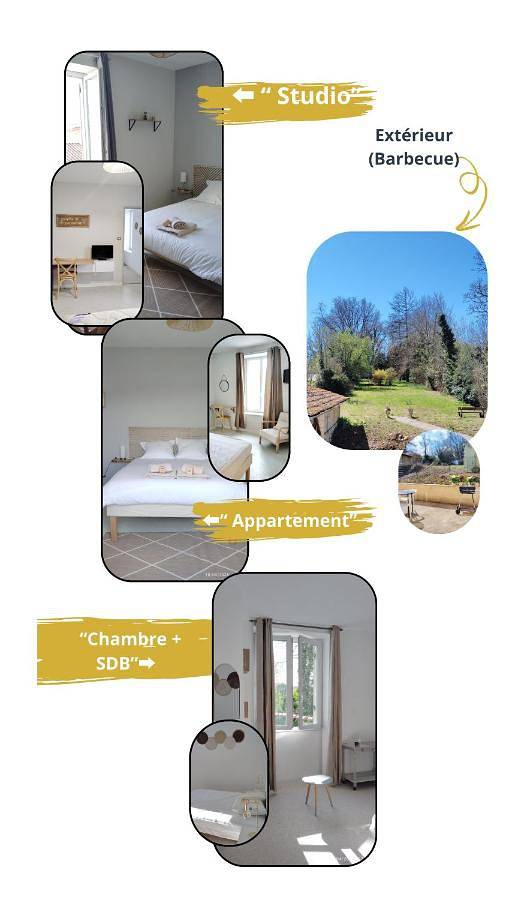Location de vacances pour 2 personnes, avec Terrasse à Ribérac