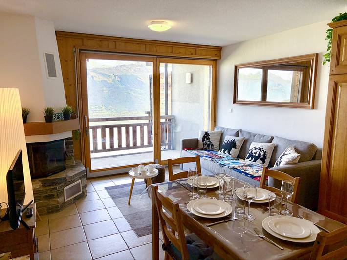 Ganze Wohnung, Plein Ciel Va 022 - Mountain apartment 4 pers in Veysonnaz, Walliser Alpen