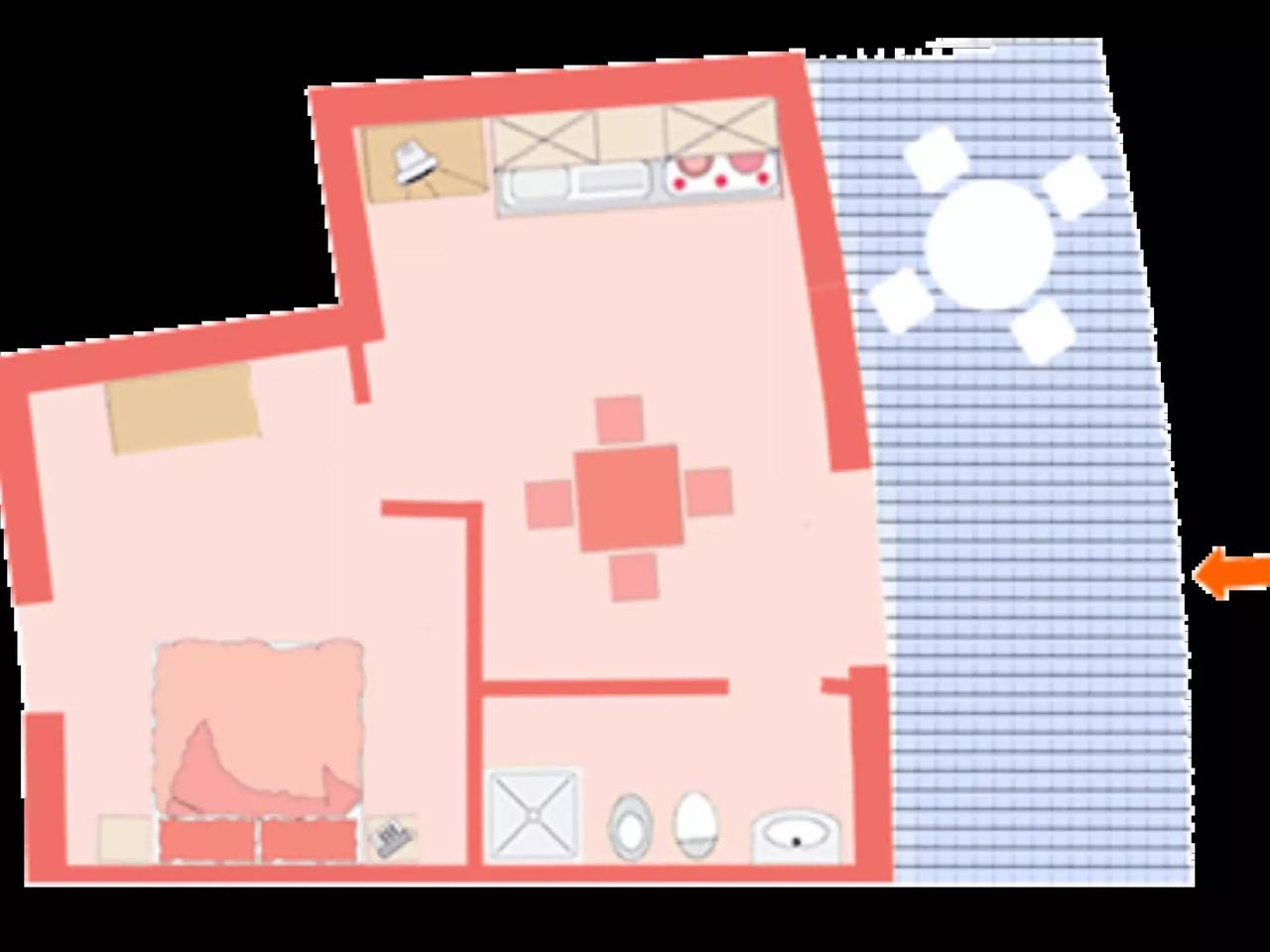 Apartamento entero, 3 estancias 2 Personas in Sciacca, Provincia de Agrigento