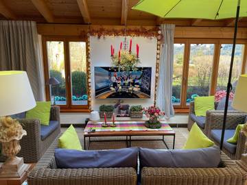 Bungalow für 2 Personen, mit Garten, mit Haustier in Oberbayern