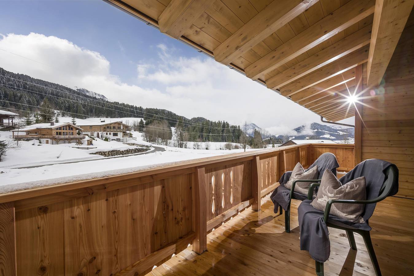 Ganze Ferienwohnung, Appartement/Fewo, Dusche, Wc, 2 Schlafräume in Ellmau, Kaisergebirge