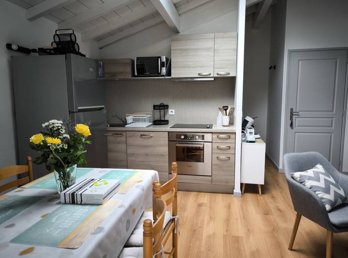 Appartement de vacances pour 4 personnes, avec jardin et balcon