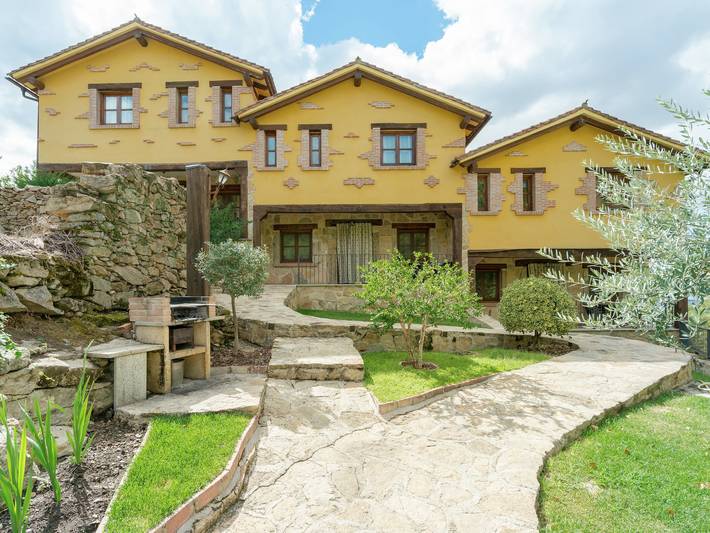 Casa de vacaciones para 2 personas, con Balcón/Terraza y Terraza además de Jardín y Piscina en Extremadura - 2