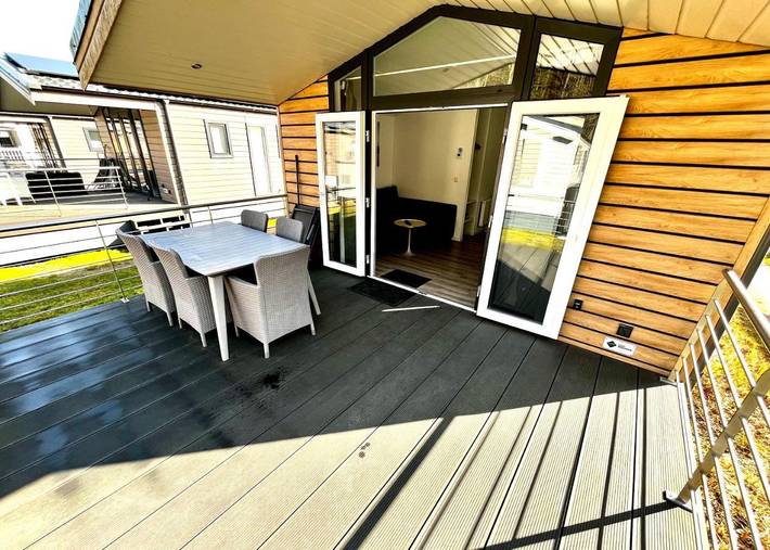 Hütte für 6 Personen, mit Ausblick und Sauna sowie Garten in Scharbeutz - 2