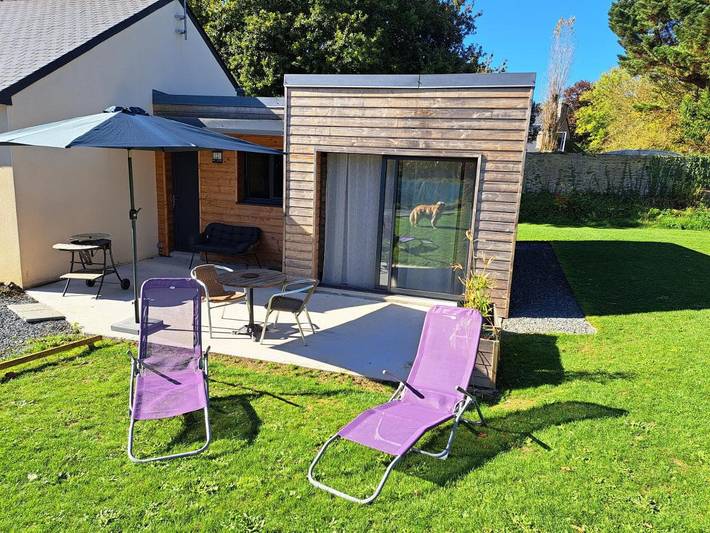 Location de vacances pour 2 personnes, avec terrasse à Pludual