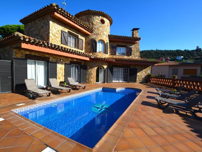 Maison de vacances pour 10 personnes, avec jardin ainsi que piscine et vue sur l’océan, adapté aux familles - 1