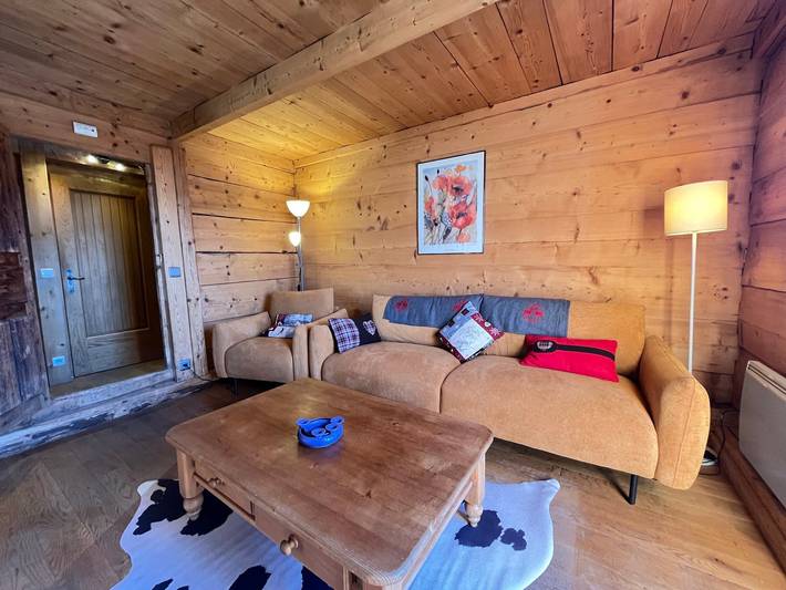 Chalet pour 6 personnes, avec balcon, animaux acceptés à Notre-Dame-de-Bellecombe - 2