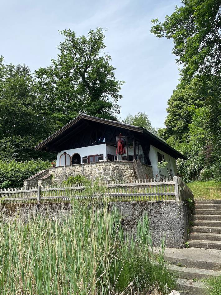 Ferienhaus für 4 Personen, mit Garten und Seeblick im Chiemgau