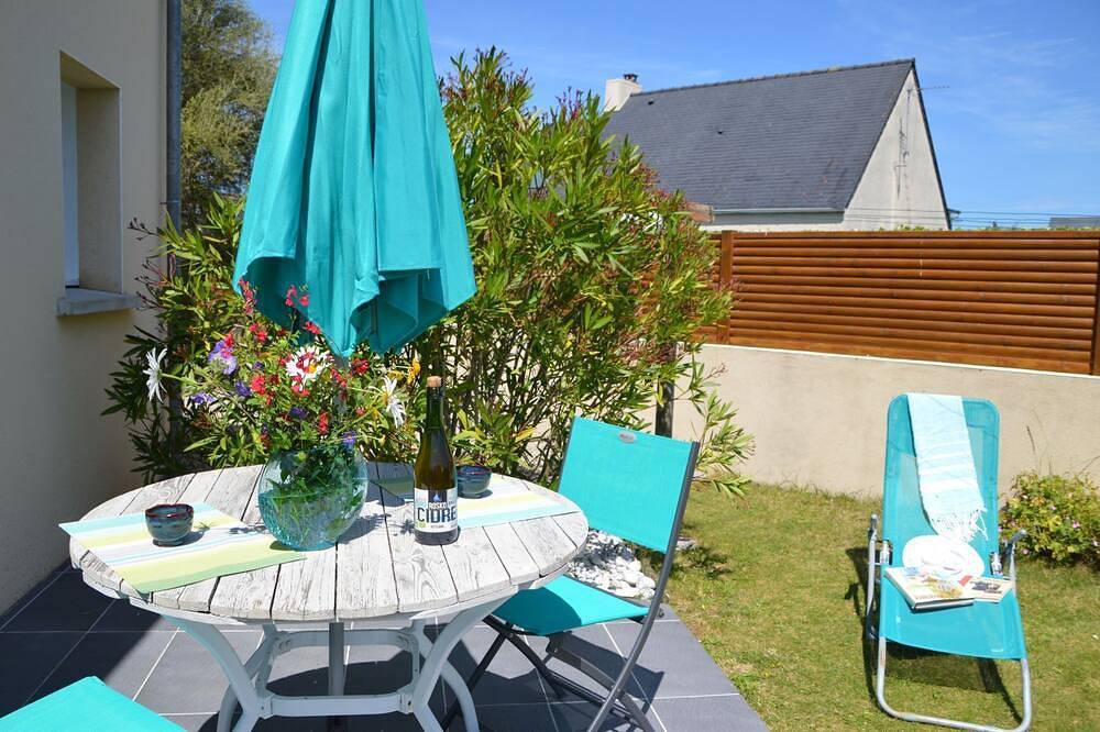 Cottage 500m Meer, weißer Sandstrand, Wald, Finistère Bretagne in Le Dossen, Santec