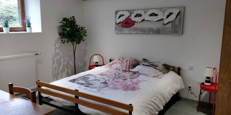 Chambre d’hôte pour 4 personnes, avec Terrasse et Jardin