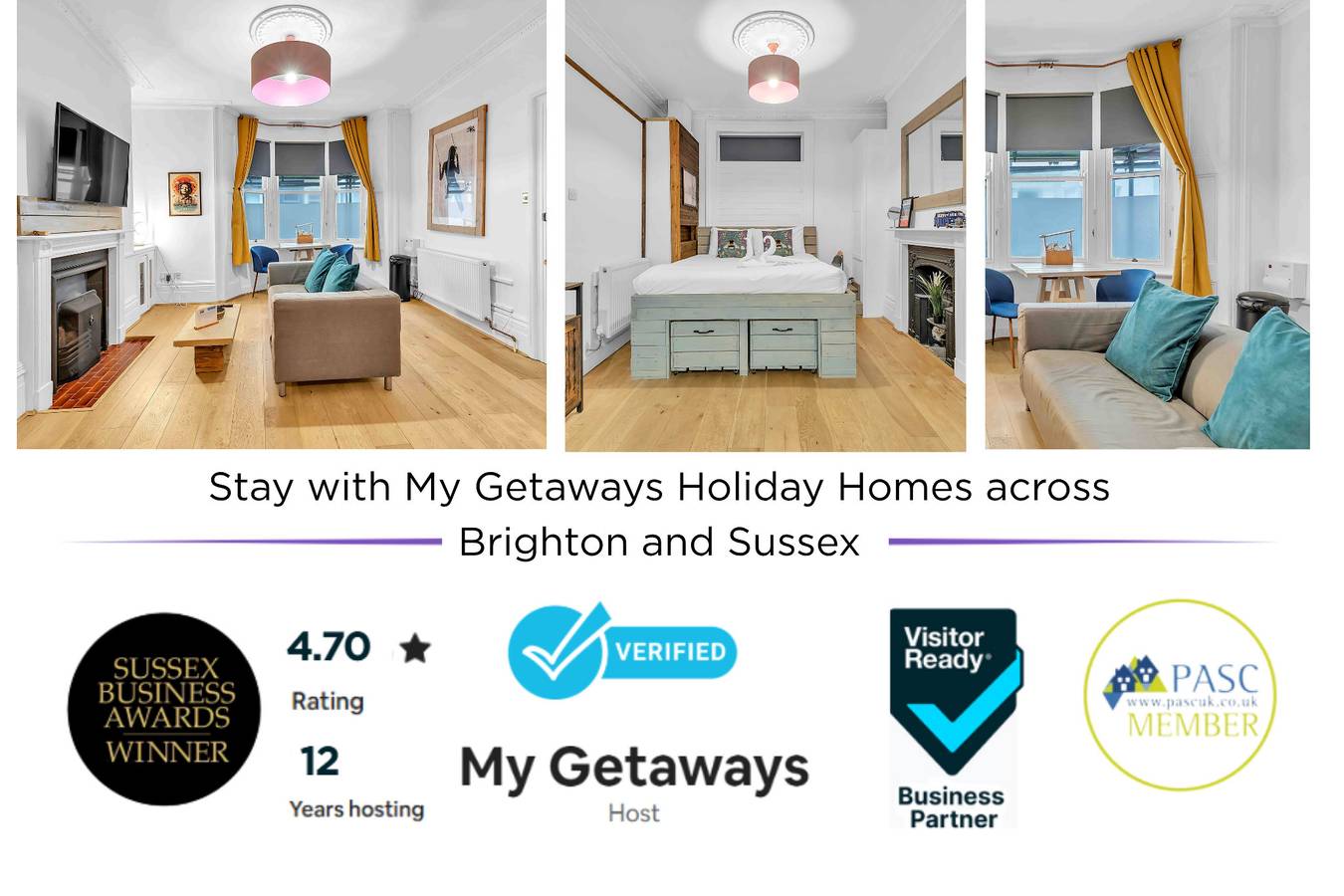 Entire apartment, Grafton Driftwood | By My Getaways in Brighton, Sussex