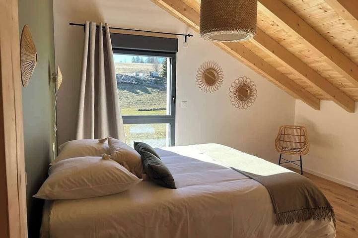 Appartement entier, Sauna & bain nordique - Vue panoramique - 8 pers in Prémanon, Parc naturel régional du Haut-Jura