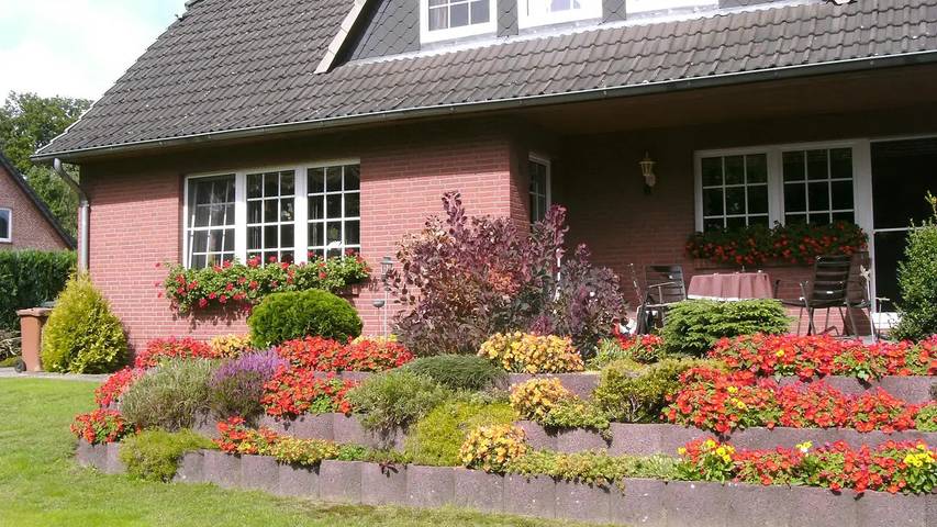 Ferienwohnung für 3 Personen, mit Balkon und Garten in Bispingen