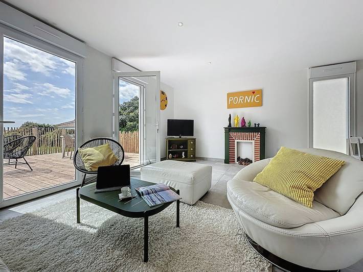 Location de vacances pour 5 personnes, avec terrasse et jardin, animaux acceptés dans Plage de La Joselière