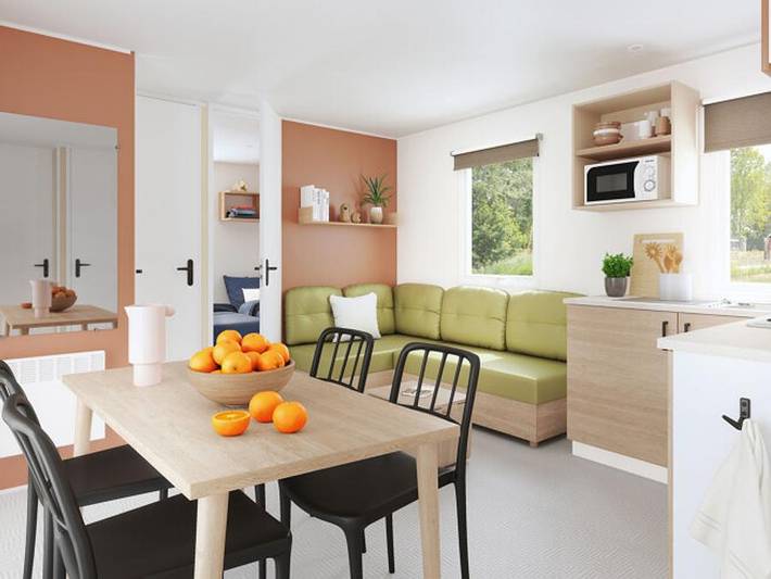 Camping le Picard - Mobilheim 6 personen - Neues Cottage 3 Zimmer - 6 pers - 31m² in Saint-Hubert-des-Biards, Bayeux und Umgebung