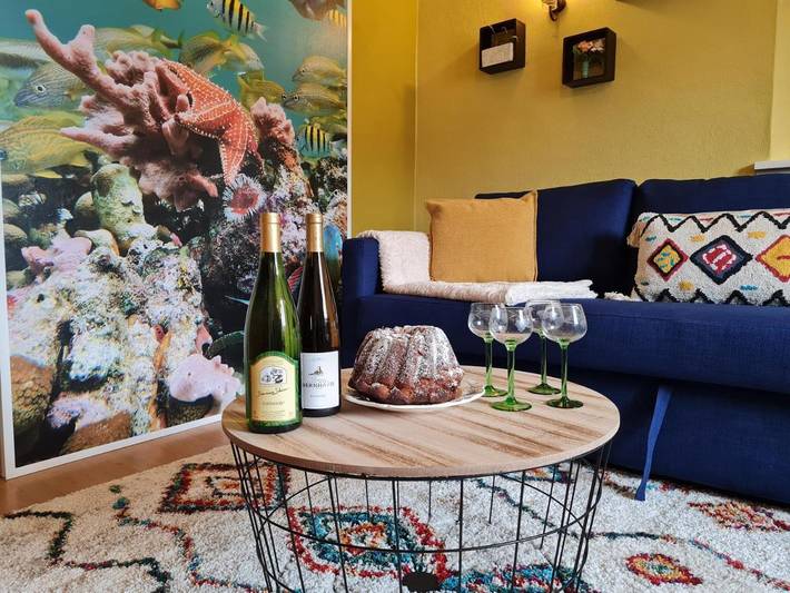 Gîte pour 4 personnes, avec jardin, adapté aux familles à Saasenheim