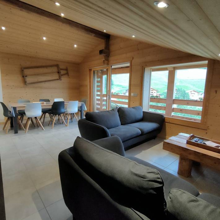 Chalet pour 8 personnes, avec balcon dans les Alpes francaises - 3