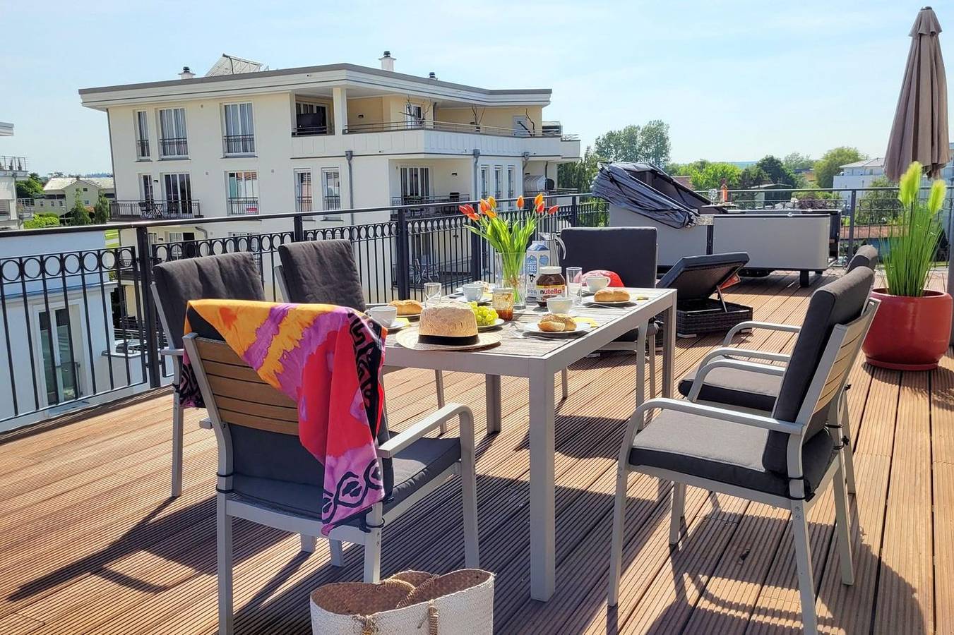 Ganze Wohnung, Villa Bernstein We 22 "meerzeit" mit Balkon, seitlichem Meerblick und Strandnähe in Börgerende, Börgerende-Rethwisch