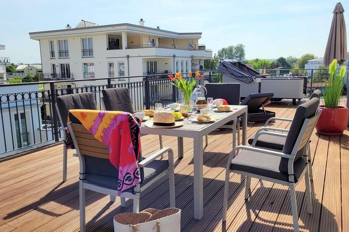 Ferienwohnung für 4 Personen, mit Balkon und Balkon/Terrasse sowie Terrasse in Börgerende-Rethwisch - 4