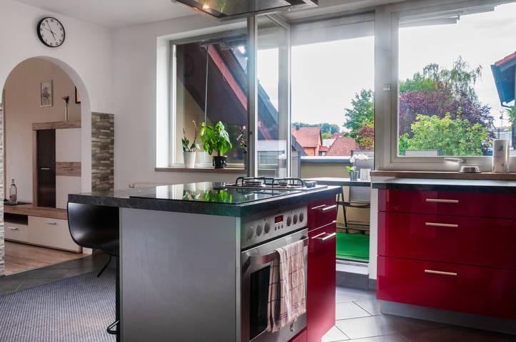 Appartement entier, Appartement moderne – jusqu’à 7 pers., proche du parc d’attractions et du parc des expositions in Heilsbronn, Romantische Straße