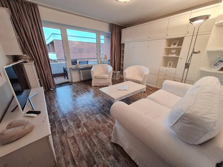 Ganze Wohnung, Ferienwohnung Thiemer - ruhige Lage, Westbalkon in Wyk auf Föhr (Stadt), Wyk auf Föhr