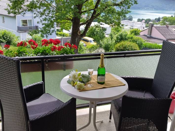 Ferienwohnung für 6 Personen, mit Balkon und Garten sowie Seeblick am Wörthersee - 2