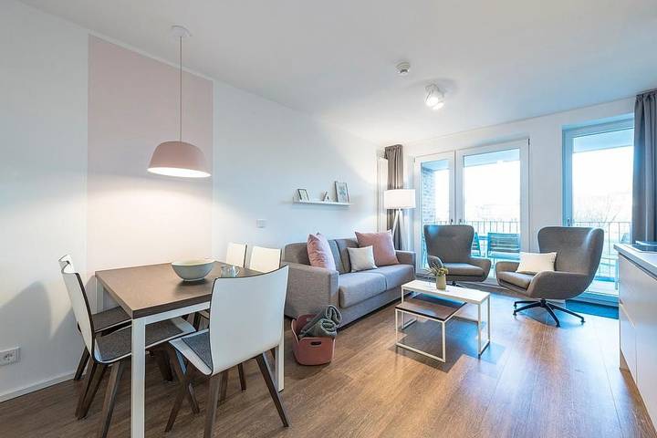 Ferienwohnung für 5 Personen, mit Sauna und Balkon sowie Ausblick auf Langeoog