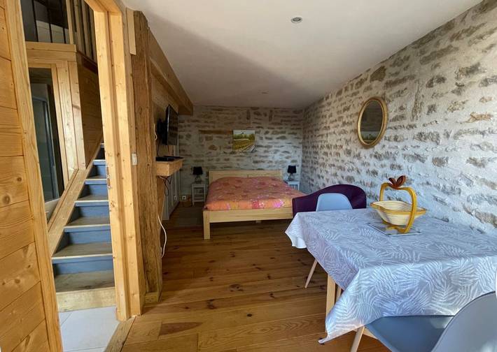 Studio pour 2 personnes, avec jardin et terrasse dans Saône-et-Loire - 4