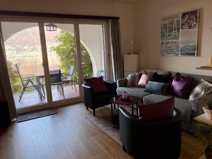 Ferienwohnung für 3 Personen, mit Garten und Pool, mit Haustier in Gambarogno - 2